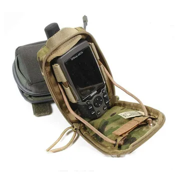 Тактическа жилетка Molle GPS за мобилен телефон, нагрудная чанта за администратор на Garmin 62sc Rino650 Emdom