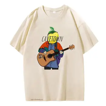 Тениски Cavetown Music Singer, Тениска с Принтом Lemon Момче, 100% Памук, Летни Кавайные Блузи, Дамски Дрехи С къс ръкав, Градинска Облекло За Мъже